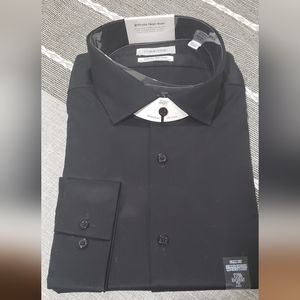 Calvin Klein Black Infinite Non-Iron 17 1/2 34/35 Never worn, still has tags!